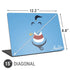 Disney Aladdin Genie Outline Art Universal Laptop 15in (12.2 x 8.8in) Skin